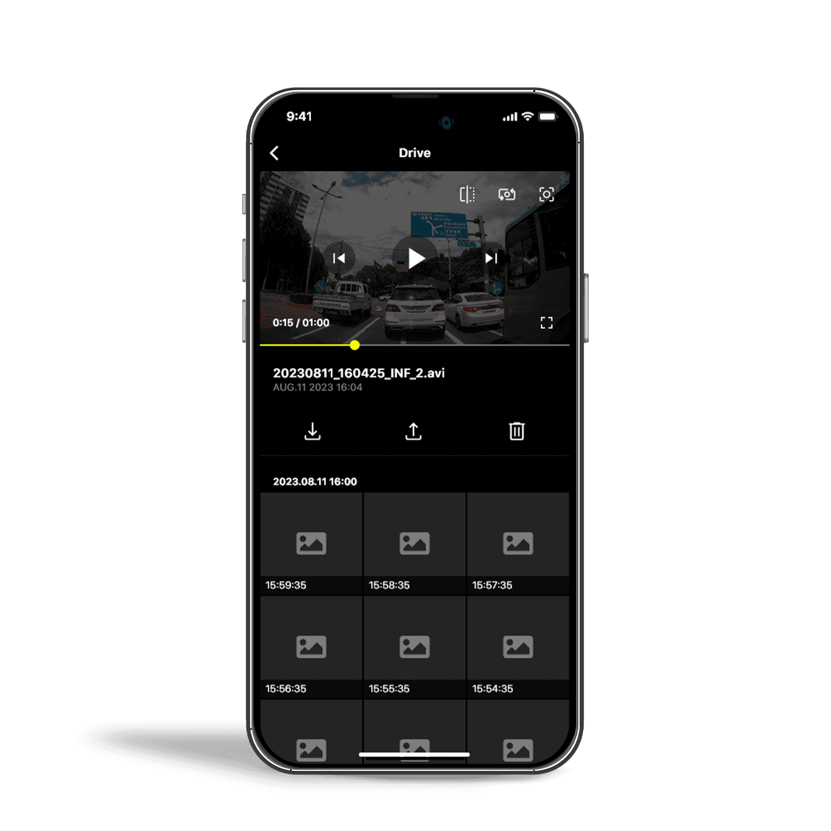 Live viewing and managing videos